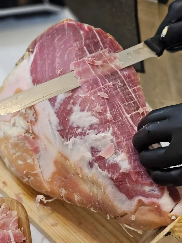 jambon cru a la decoupe animation