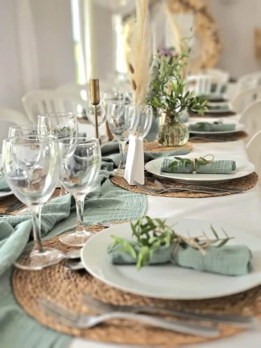 TABLE - réception familiale